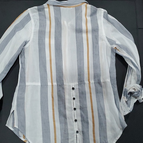 Striped Button Up - Picture 3 of 5